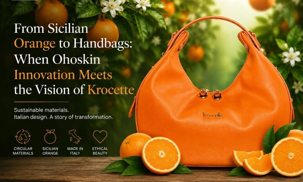 From Sicilian orange to handbags: Ohoskin meets Krocette.